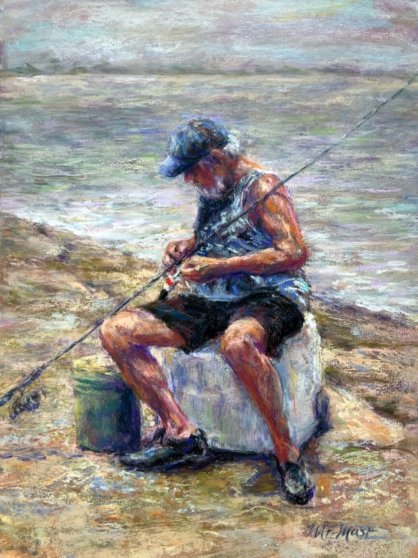 Baitin the Hook by artist Maribel Mast